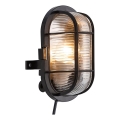Nordlux - Väli seinavalgusti SKOTLAMPE 1xE27/60W/230V IP44 must