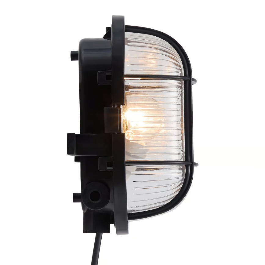 Nordlux - Väli seinavalgusti SKOTLAMPE 1xE27/60W/230V IP44 must