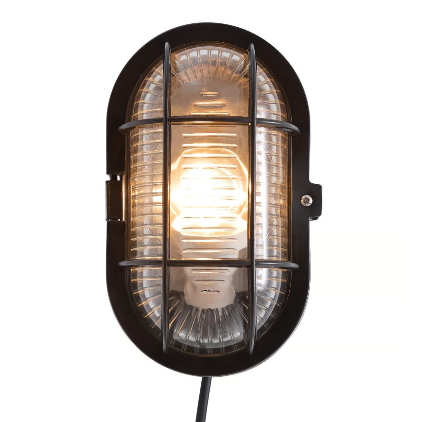 Nordlux - Väli seinavalgusti SKOTLAMPE 1xE27/60W/230V IP44 must