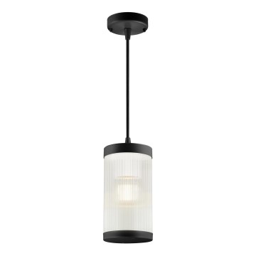 Nordlux - Välilühter COUPAR 1xE27/25W/230V IP33 IP33 d. 13 cm must