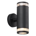 Nordlux - Välisseinale paigaldatav seinavalgusti BIRK 2xGU10/28W/230V IP44