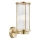 Nordlux - Välisseinale paigaldatav seinavalgusti LINTON 1xE27/15W/230V IP54 messing