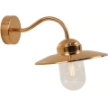 Nordlux - Välisseinale paigaldatav seinavalgusti LUXEMBOURG 1xE27/60W/230V IP54 vaskviimistlusega