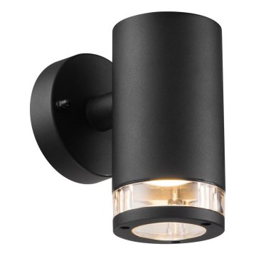 Nordlux - Välisseinavalgusti BIRK 1xGU10/28W/230V IP44 must