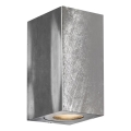 Nordlux - välisseinavalgusti CANTO 2xGU10/28W/230V IP44 hõbedane