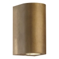Nordlux - välisseinavalgusti CANTO 2xGU10/28W/230V IP44 messing