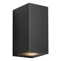 Nordlux - välisseinavalgusti CANTO 2xGU10/28W/230V IP44 must