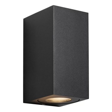 Nordlux - välisseinavalgusti CANTO 2xGU10/28W/230V IP44 must