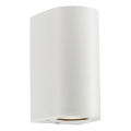 Nordlux - Välisseinavalgusti CANTO 2xGU10/28W/230V IP44 valge