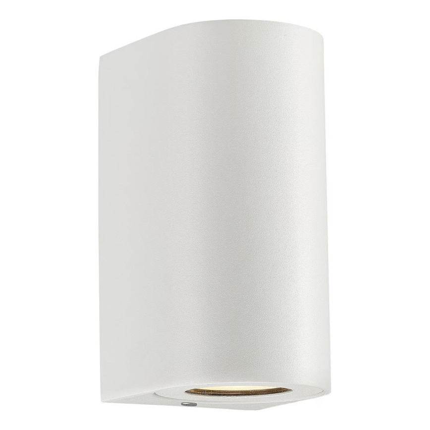 Nordlux - Välisseinavalgusti CANTO 2xGU10/28W/230V IP44 valge