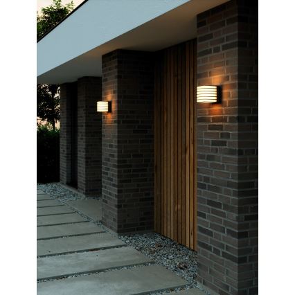 Nordlux - Välisseinavalgusti FLUCTUS 1xE27/15W/230V IP44