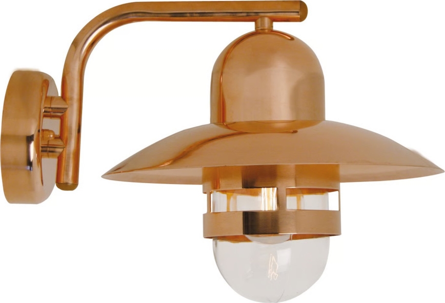 Nordlux - Välisseinavalgusti NIBE 1xE27/60W/230V IP54 vaskne