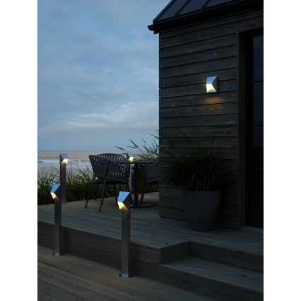 Nordlux - Välisseinavalgusti PONTIO 1xGU10/25W/230V IP54 hõbedane