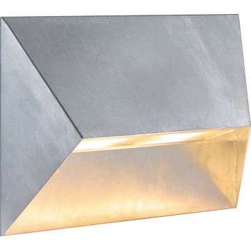 Nordlux - Välisseinavalgusti PONTIO 2xGU10/25W/230V IP54 hõbedane