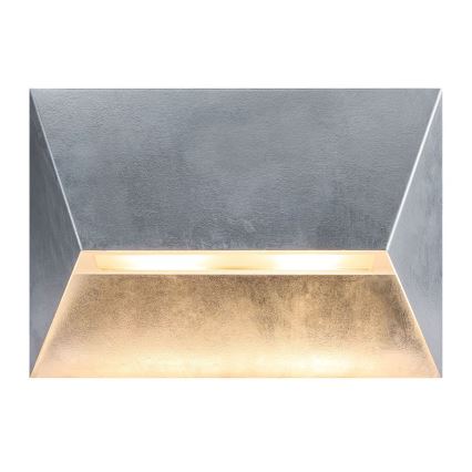 Nordlux - Välisseinavalgusti PONTIO 2xGU10/25W/230V IP54 hõbedane