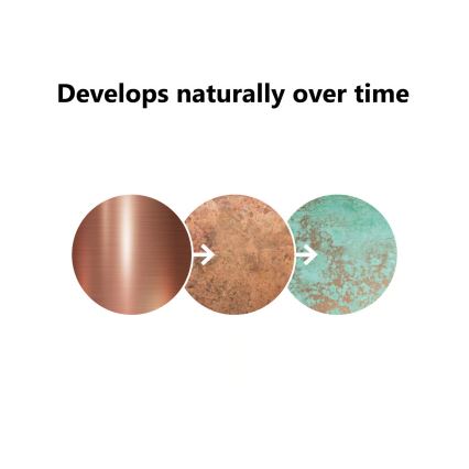 Nordlux - Välisvalgusti BLOKHUS 1xE27/60W/230V IP54 vaskne