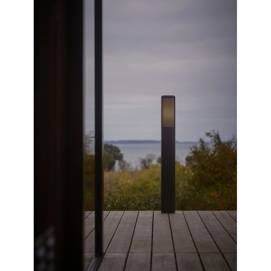 Nordlux - välisvalgusti SIDARA 1xE27/15W/230V IP44 95 cm must