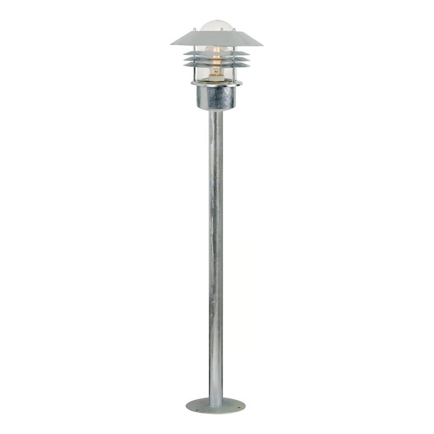Nordlux - Välisvalgusti VEJERS 1xE27/60W/230V IP54 hõbedane