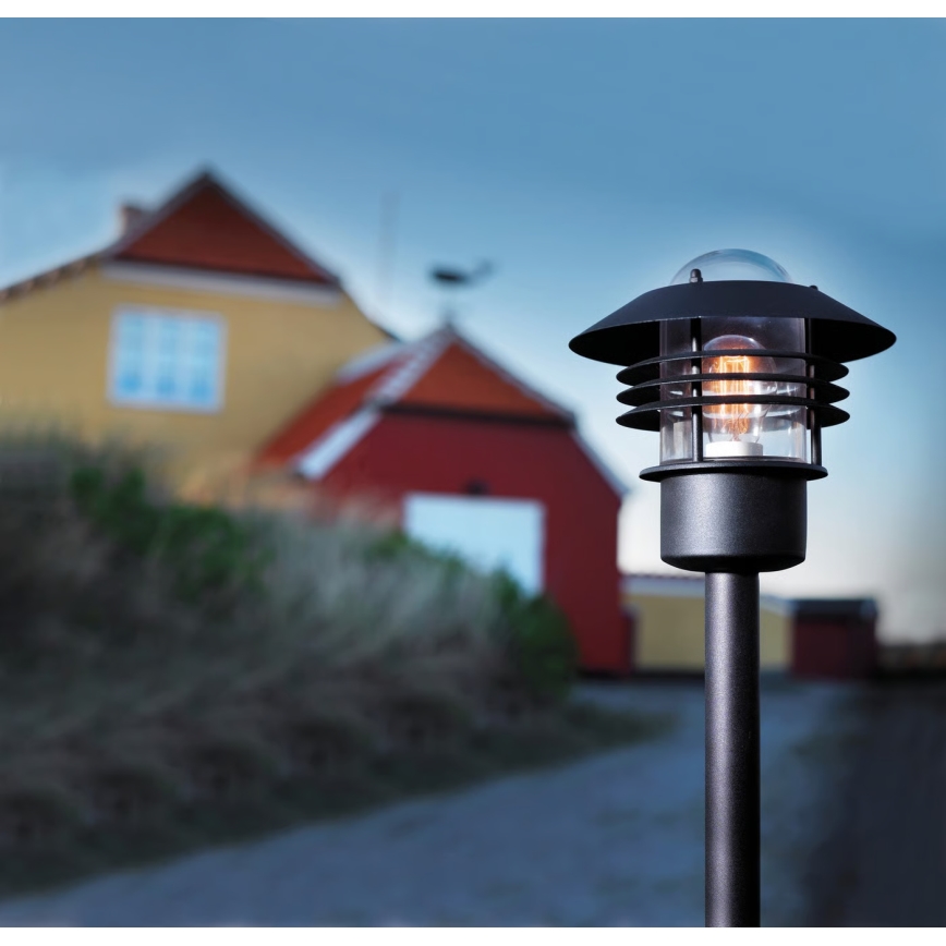 Nordlux - Välisvalgusti VEJERS 1xE27/60W/230V IP54 must 92 cm