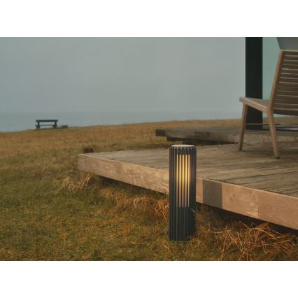 Nordlux - Välivalgusti ALUDRA 1xE27/15W/230V IP44 antratsiit 45,4 cm