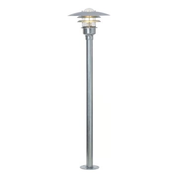 Nordlux - Välivalgusti LONSTRUP 1xE27/60W/230V IP44 matt kroom 116 cm