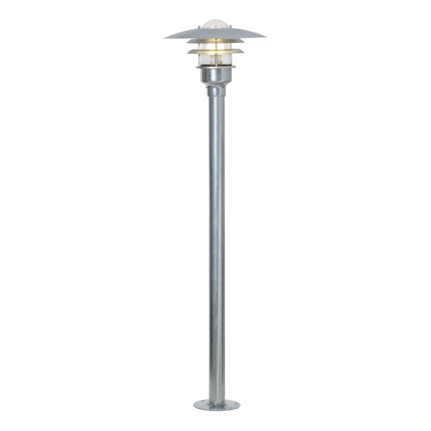 Nordlux - Välivalgusti LONSTRUP 1xE27/60W/230V IP44 matt kroom 116 cm