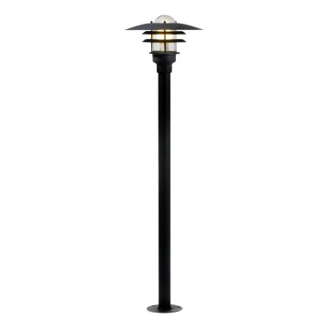 Nordlux - Välivalgusti LONSTRUP 1xE27/60W/230V IP44 must 116 cm