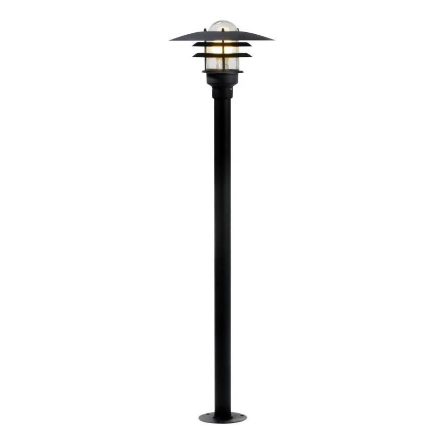 Nordlux - Välivalgusti LONSTRUP 1xE27/60W/230V IP44 must 116 cm