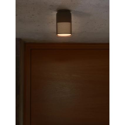 Nordlux - Väljas kasutatav laelamp SIDARA 1xE27/15W/230V IP54 must