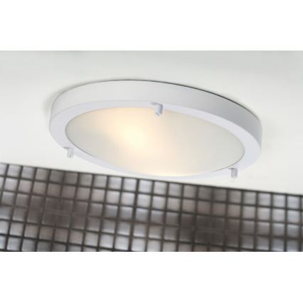 Nordlux - Vannitoa laelamp ANCONA 2xE27/40W/230V IP43 läbimõõt 31,5 cm valge
