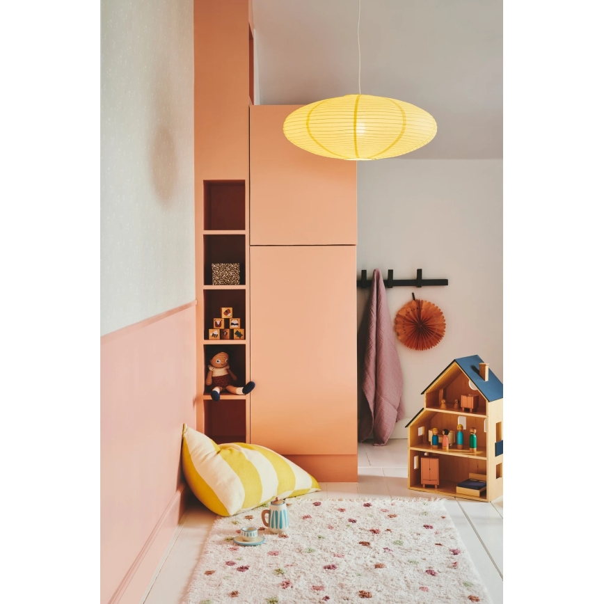 Nordlux – VILLO E27 varjuk ripplambile, Ø 60 cm, kollane