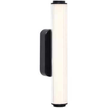 Nordlux - VIRELLE hämardatav LED-vannitoa seinavalgusti LED/8W/230V 3000/4000K IP44 must