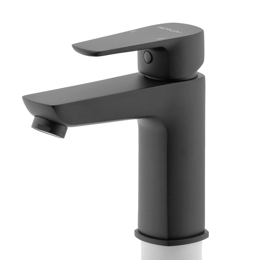 Novaservis - Valamu kraan METALIA ECO 15,2 cm matt must