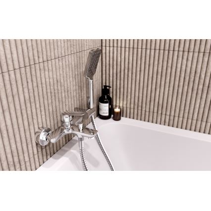 Novaservis - Vannisegisti komplekt METALIA läikiv kroom