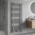 Novaservis - Vannitoa redelradiaator 544W/230V 160x60 cm läikiv kroom sirge