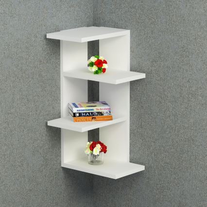 Nurgariiul MILANO 60x31,4 cm valge