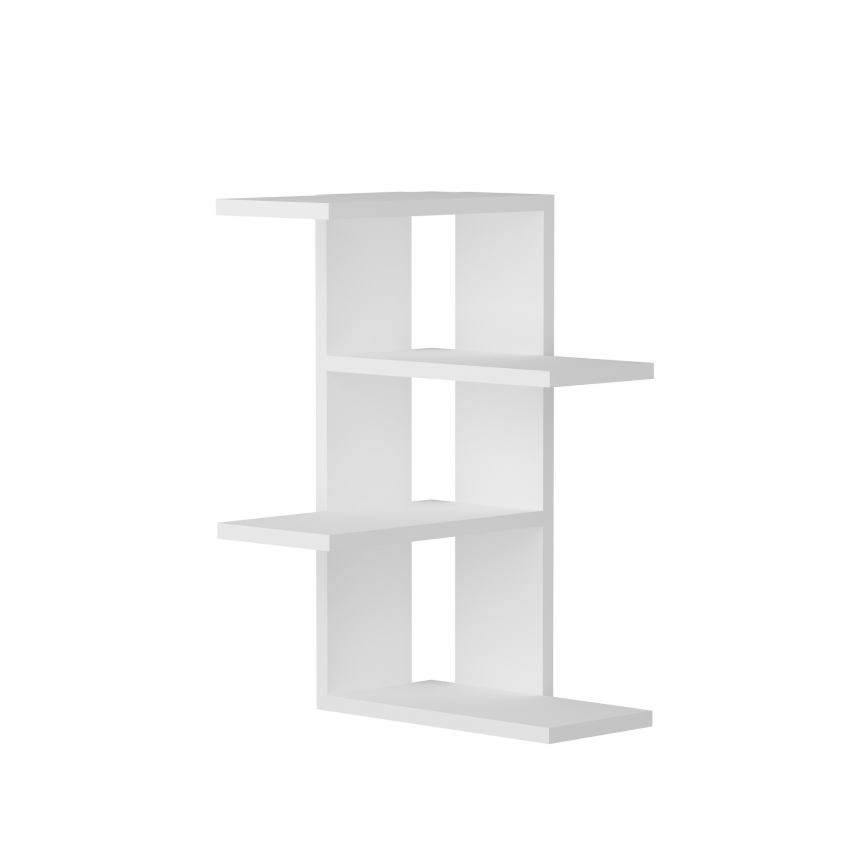 Nurgariiul MILANO 60x31,4 cm valge
