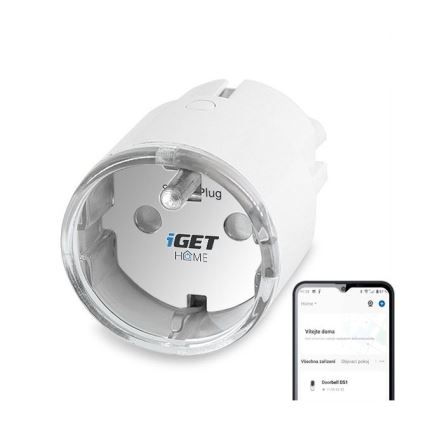 Nutika pistikupesa energiatarbimise mõõtmisega 3680W/230V Wi-Fi Tuya