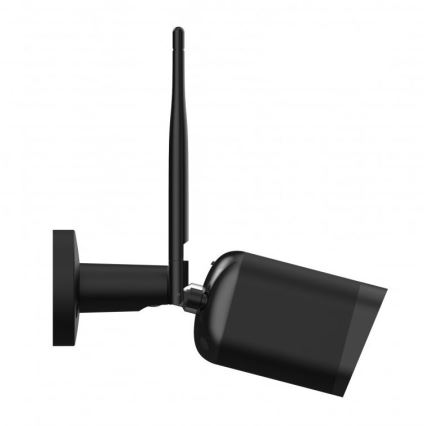 Nutika väliskaamera Full HD 1080p anduriga, 12V, IP65, Wi-Fi, Tuya, must