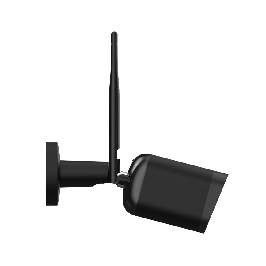 Nutika väliskaamera Full HD 1080p anduriga, 12V, IP65, Wi-Fi, Tuya, must