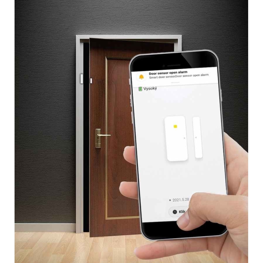 Nutikas akna- ja ukseandur 3,7V Wi-Fi Tuya