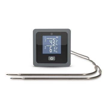Nutikas digitaalne lihatermomeeter SmartLife, LCD-ekraaniga, 0-300 °C, 2xAAA