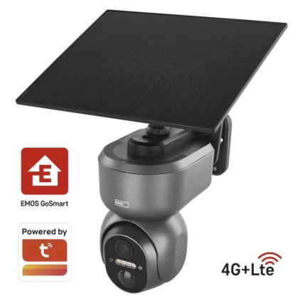 Nutikas päikesepaneeliga anduriga kaamera GoSmart 4G/LTE 10400mAh 5V IP65 Tuya