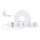 Nutikas pikendus kaabel lülitiga 4Z Tüüp E + 2x USB-A + 1x USB-C 1,5m Wi-Fi Tuya valge