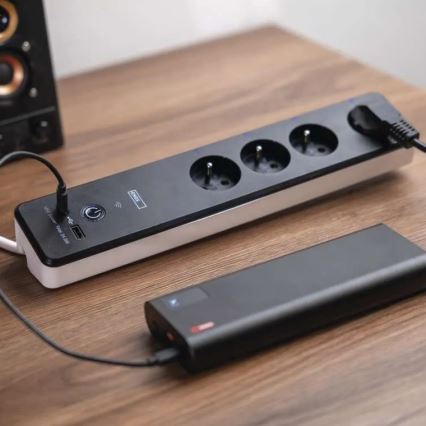 Nutikas pikendus kaabel lülitiga GoSmart 4Z + 1xUSB-A + 1xUSB-C 2 m Wi-Fi Tuya