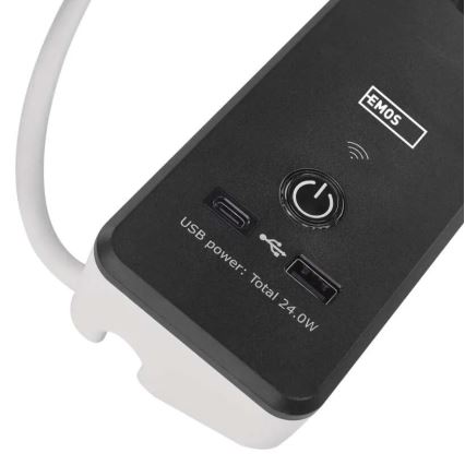 Nutikas pikendus kaabel lülitiga GoSmart 4Z + 1xUSB-A + 1xUSB-C 2 m Wi-Fi Tuya