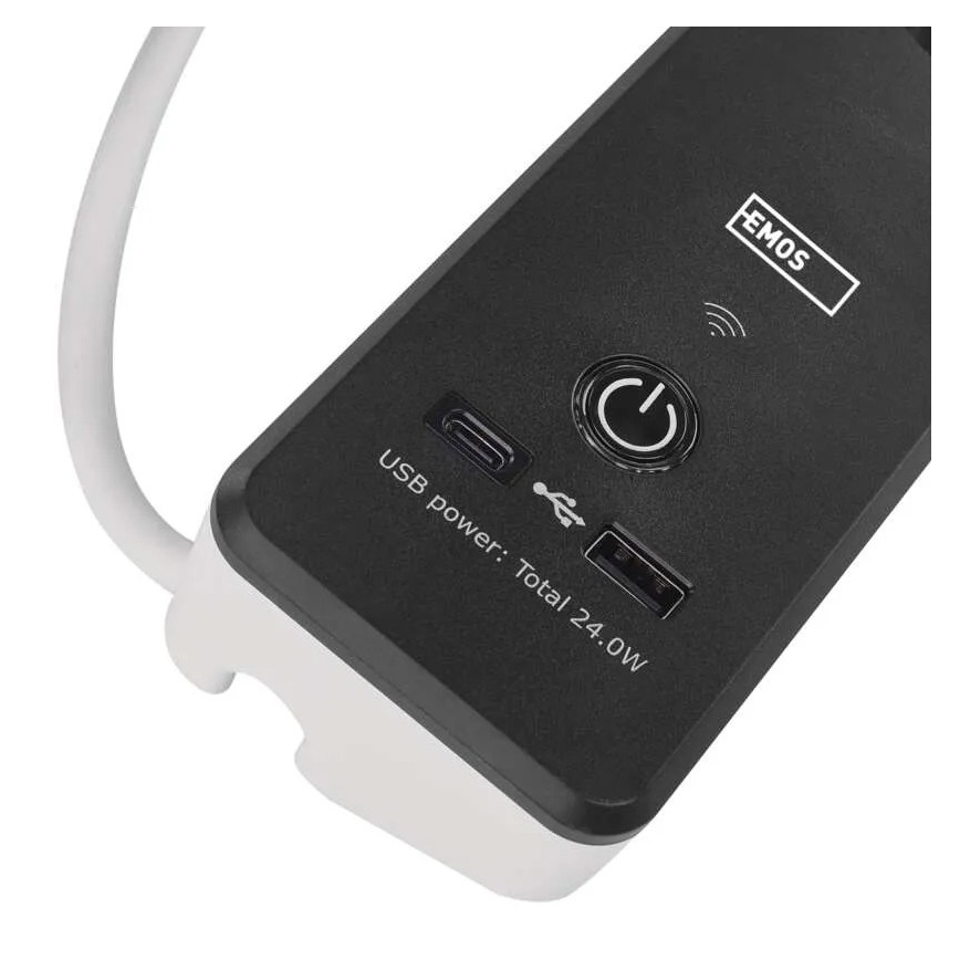 Nutikas pikendus kaabel lülitiga GoSmart 4Z + 1xUSB-A + 1xUSB-C 2 m Wi-Fi Tuya