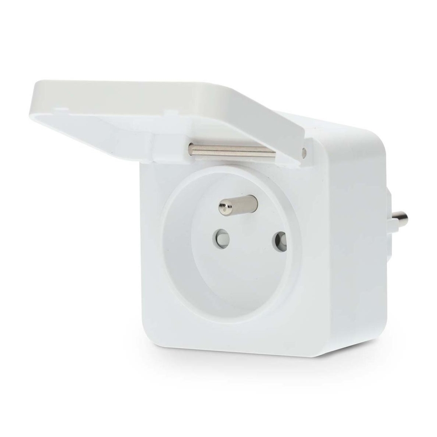 Nutikas pistikupesa 3680W/230V/ Type E/16A Wi-Fi Tuya IP44
