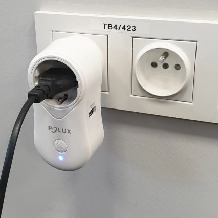 Nutikas pistikupesa SMART 3400W/230V Wi-Fi Tuya + USB SCHUKO