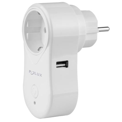 Nutikas pistikupesa SMART 3400W/230V Wi-Fi Tuya + USB SCHUKO